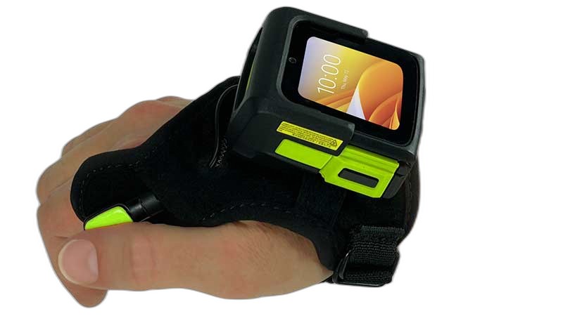 WS501 Wearable Solution, Back of Hand Mount, SE4770 Imager, 3GB/32GB Memory, 1300mAh Battery, Rest of World