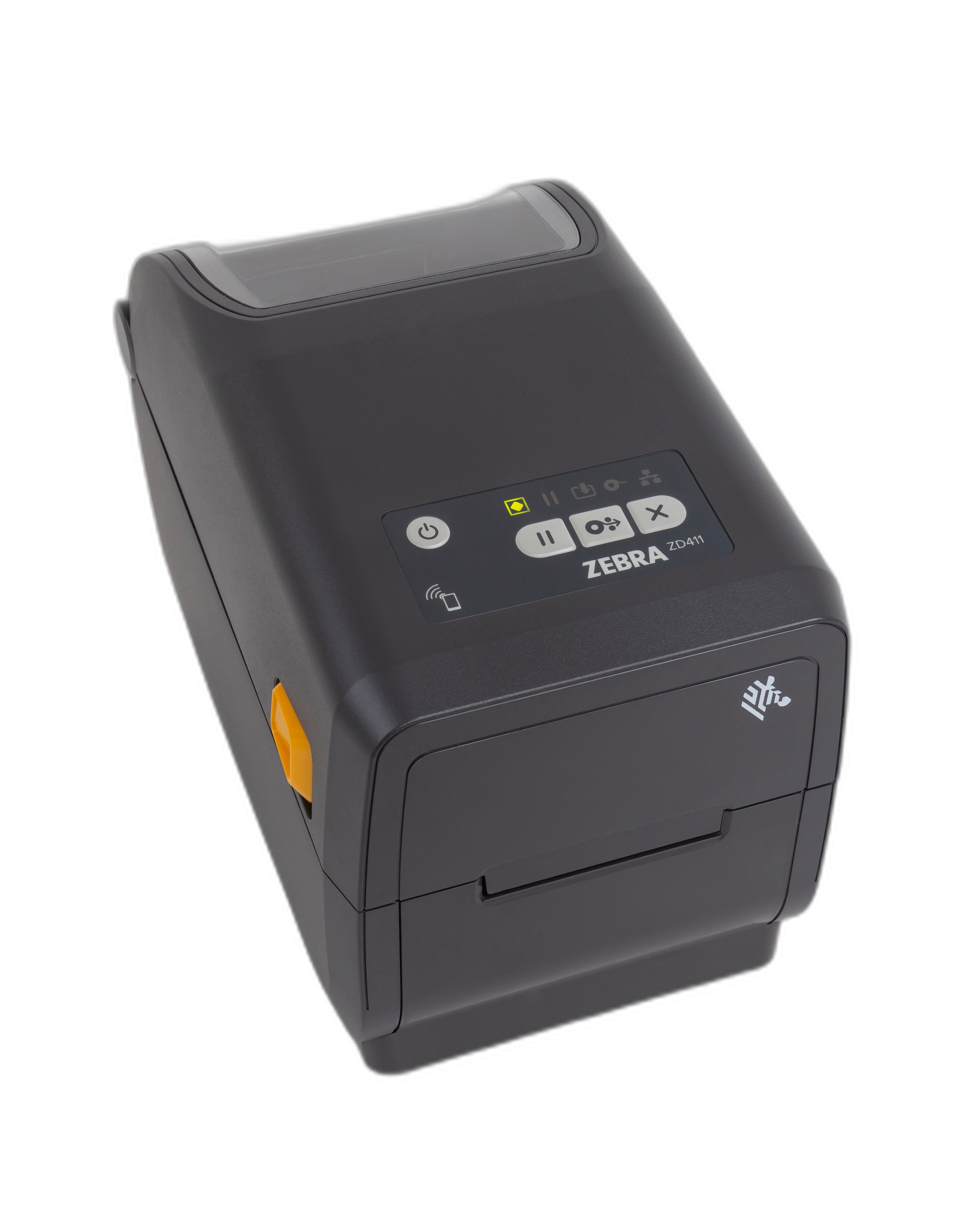 Thermal Transfer Printer (74M) ZD411; 203 dpi, USB, USB Host, Modular Connectivity Slot, 802.11ac, BT4, USA/Canada, US Cord, Swiss Font, EZPL