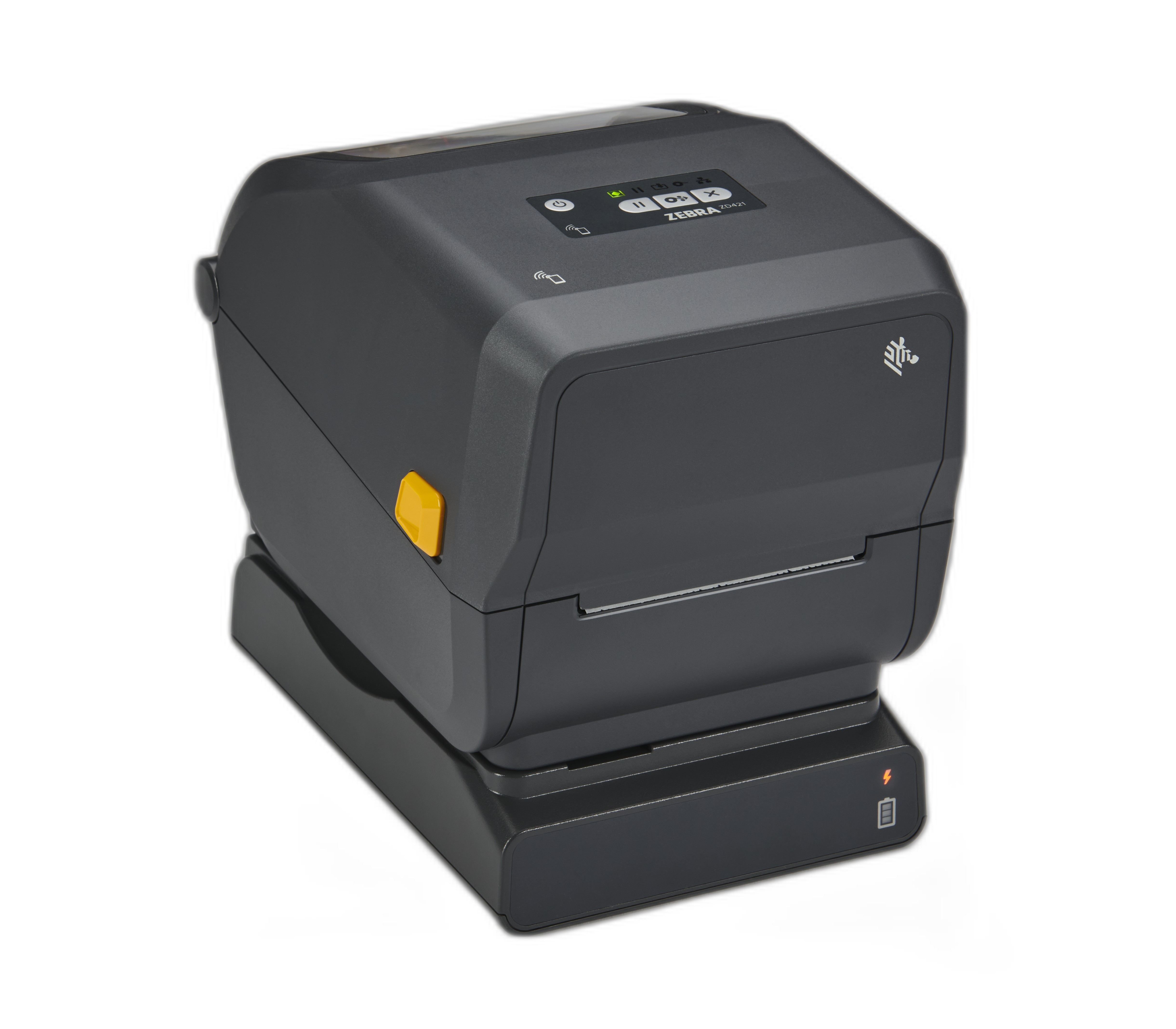 ZD4A042-301M00EZ - Thermal Transfer Printer (74/300M) ZD421; 203 dpi, USB, USB Host, Modular Connectivity Slot, BTLE5, US Cord, Swiss Font, EZPL