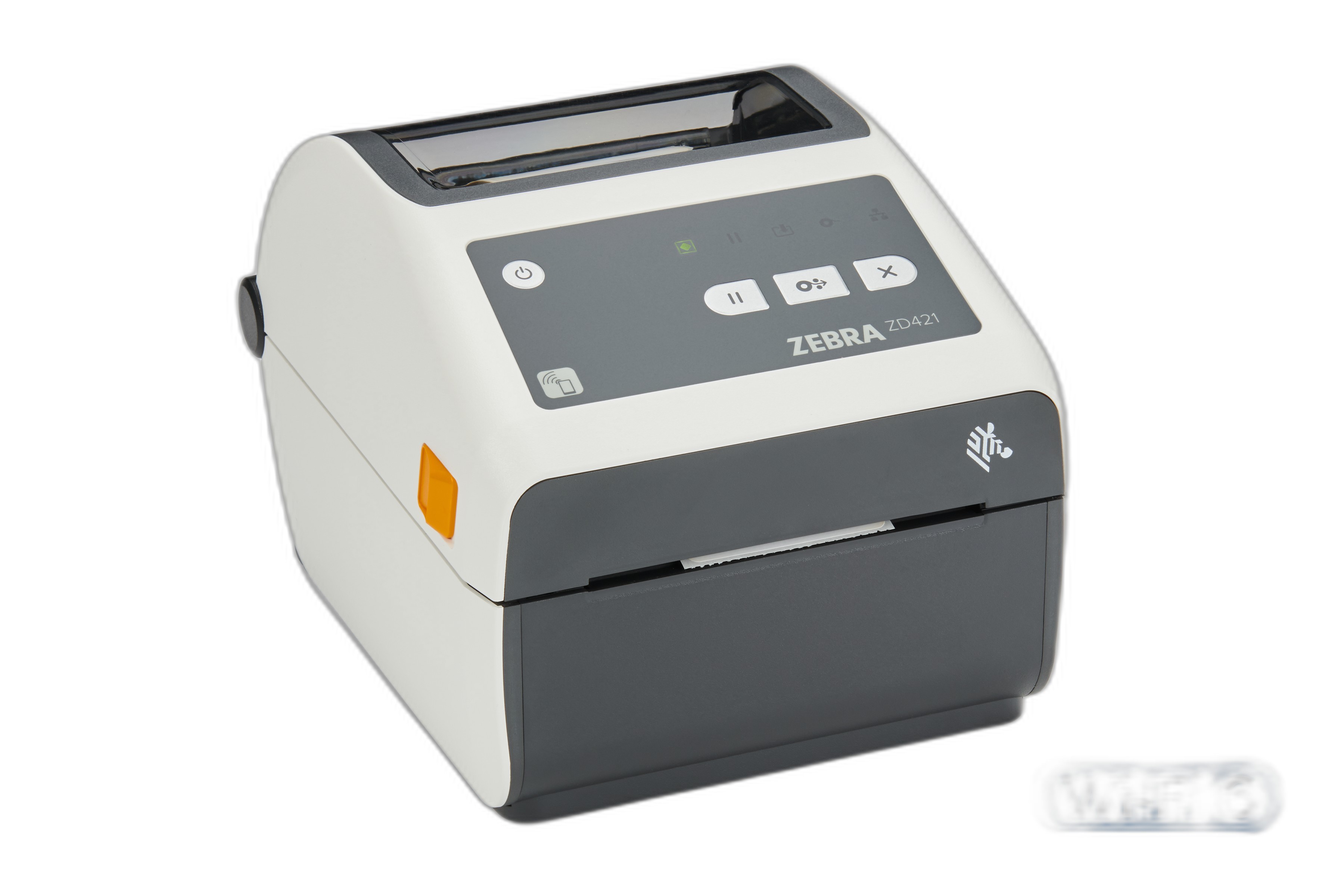 Direct Thermal Printer ZD421; Healthcare, 203 dpi, USB, USB Host, Modular Connectivity Slot, 802.11ax, BT5.3, USA/Canada, US Cord, Swiss Font, EZPL