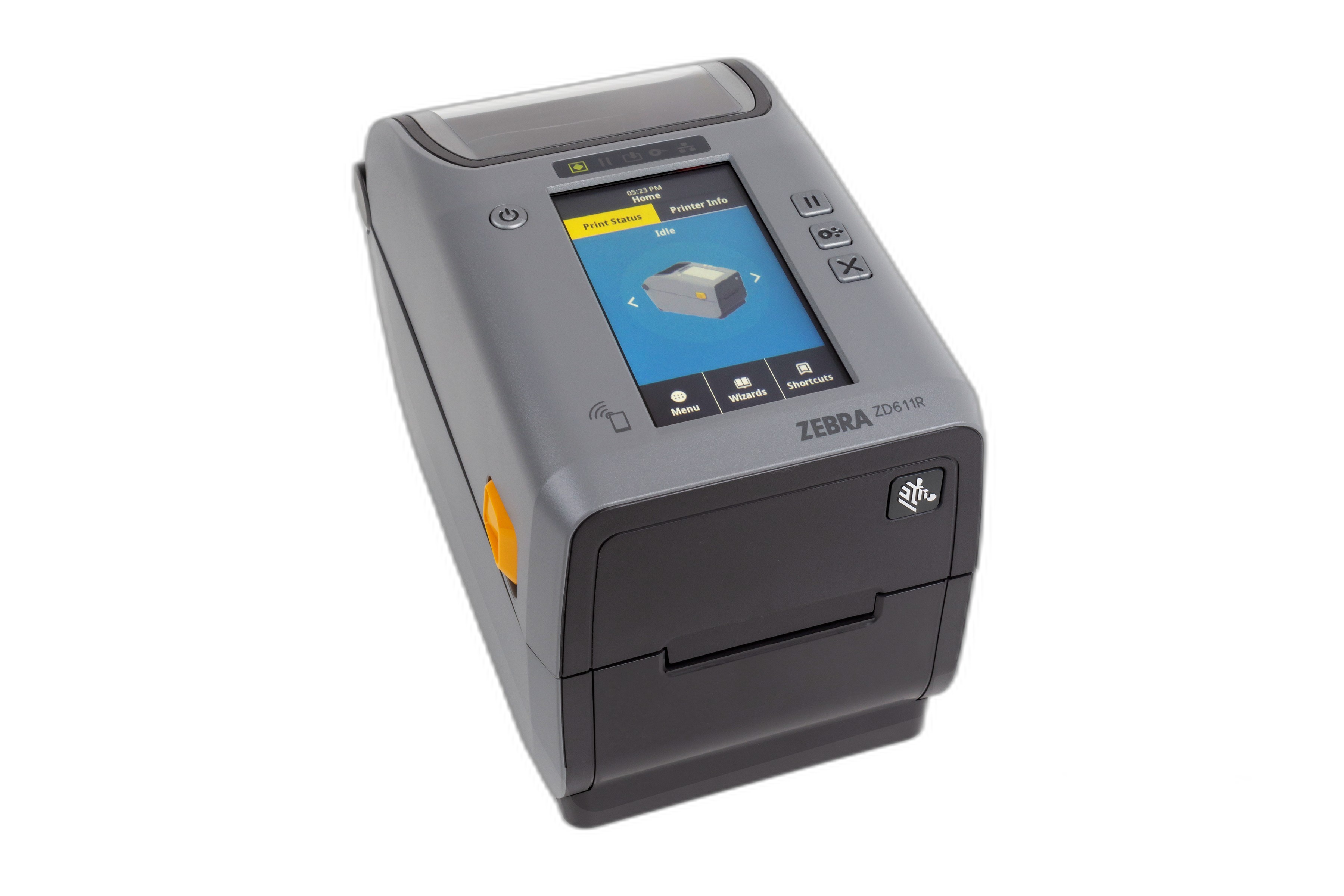 Thermal Transfer Printer (74M) ZD611R, Color Touch LCD; 300 dpi, USB, USB Host, Ethernet, 802.11ax, BT5.3, USA/Canada, RFID - UHF, US Cord, Swiss Font, EZPL
