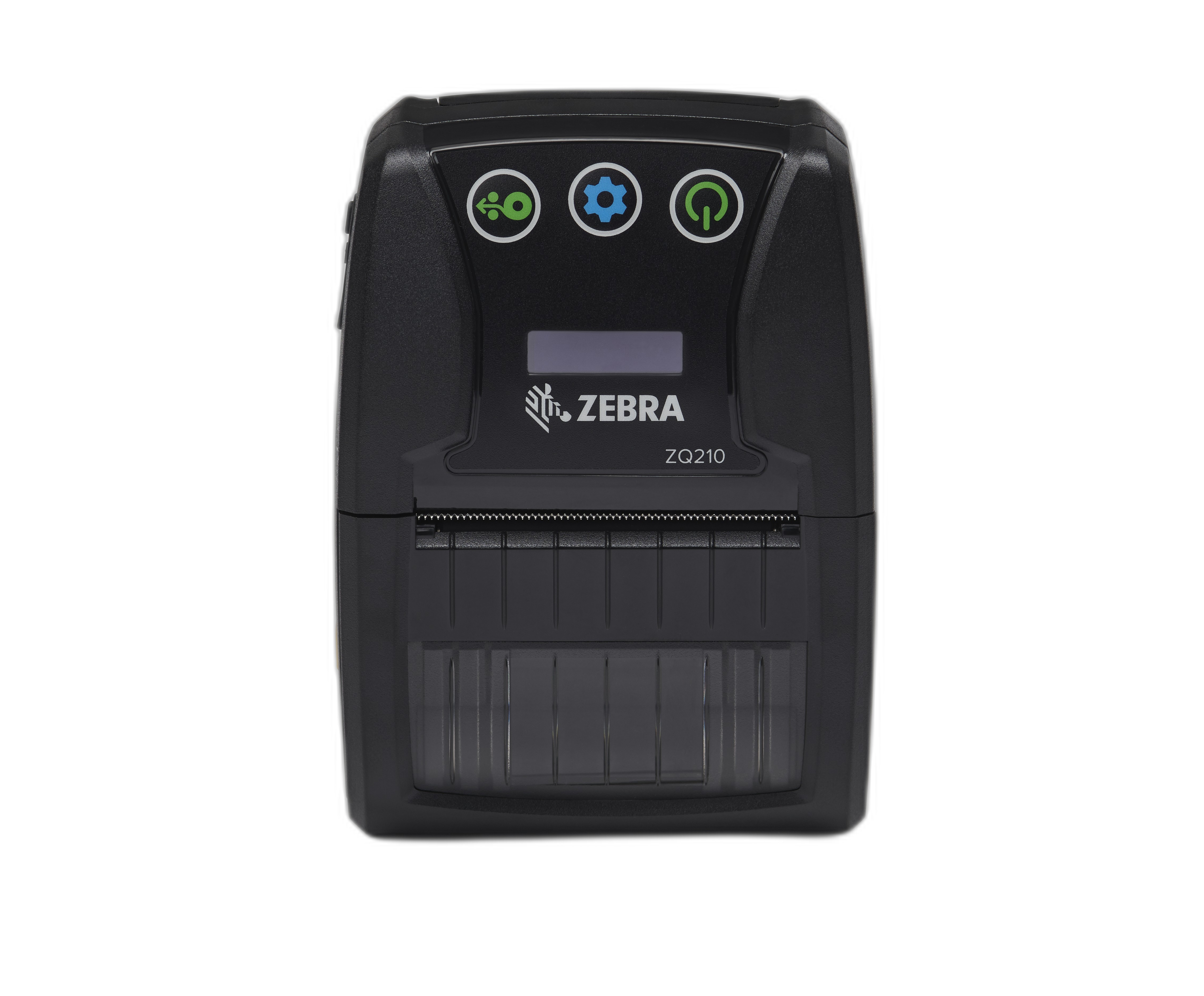 ZQ210, 2.25 inch DT Printer, Bluetooth, label&receipt printing, Belt clip, USB cable, English/Latin/Cyrillic