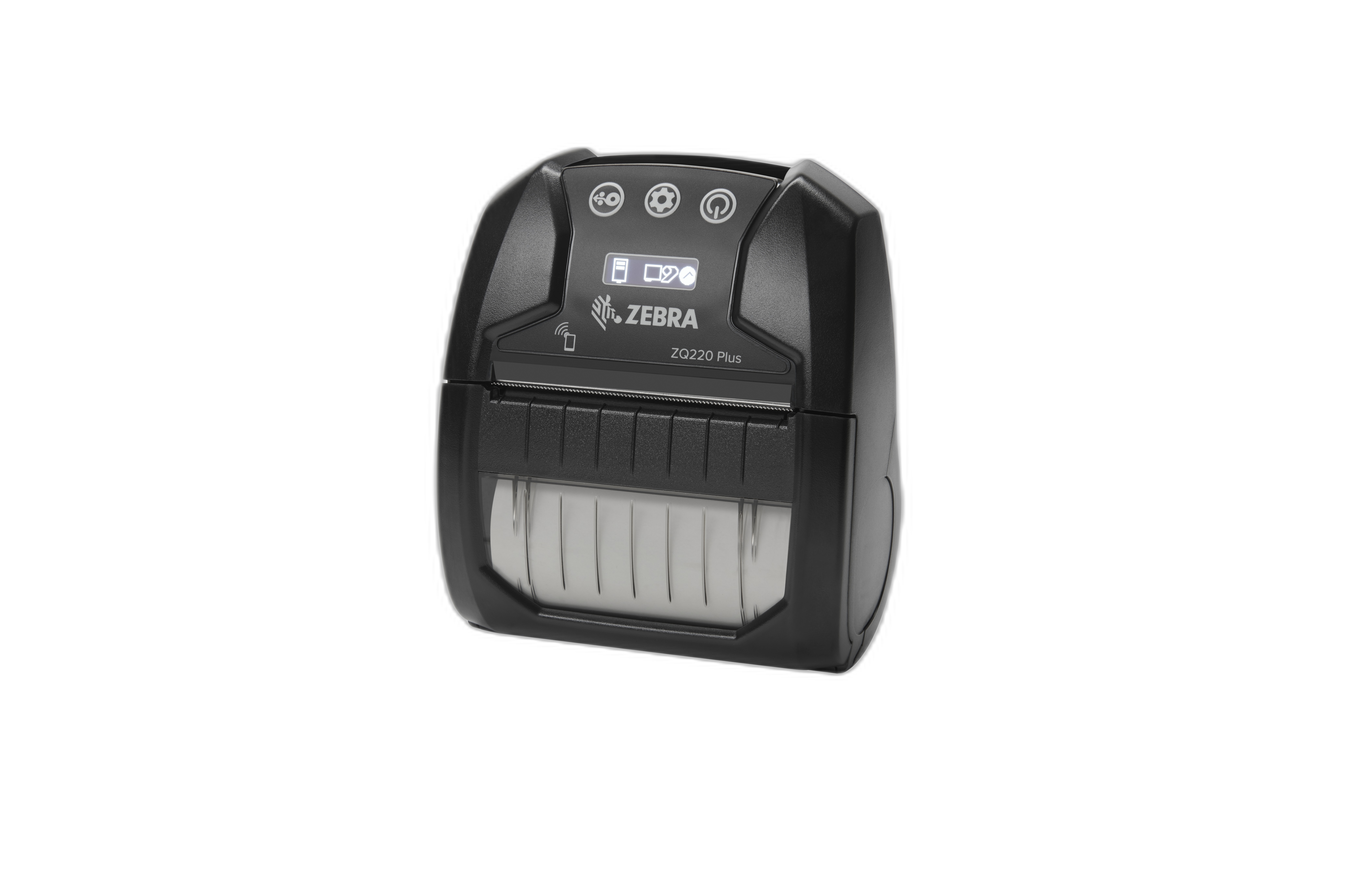 ZQ220 Plus, 80mm mobile receipt+label printer, BTv5, NFC, CPCL & ESC-POS, Belt clip, USB charging (charger optional), English/Latin/Cyrillic, Group L