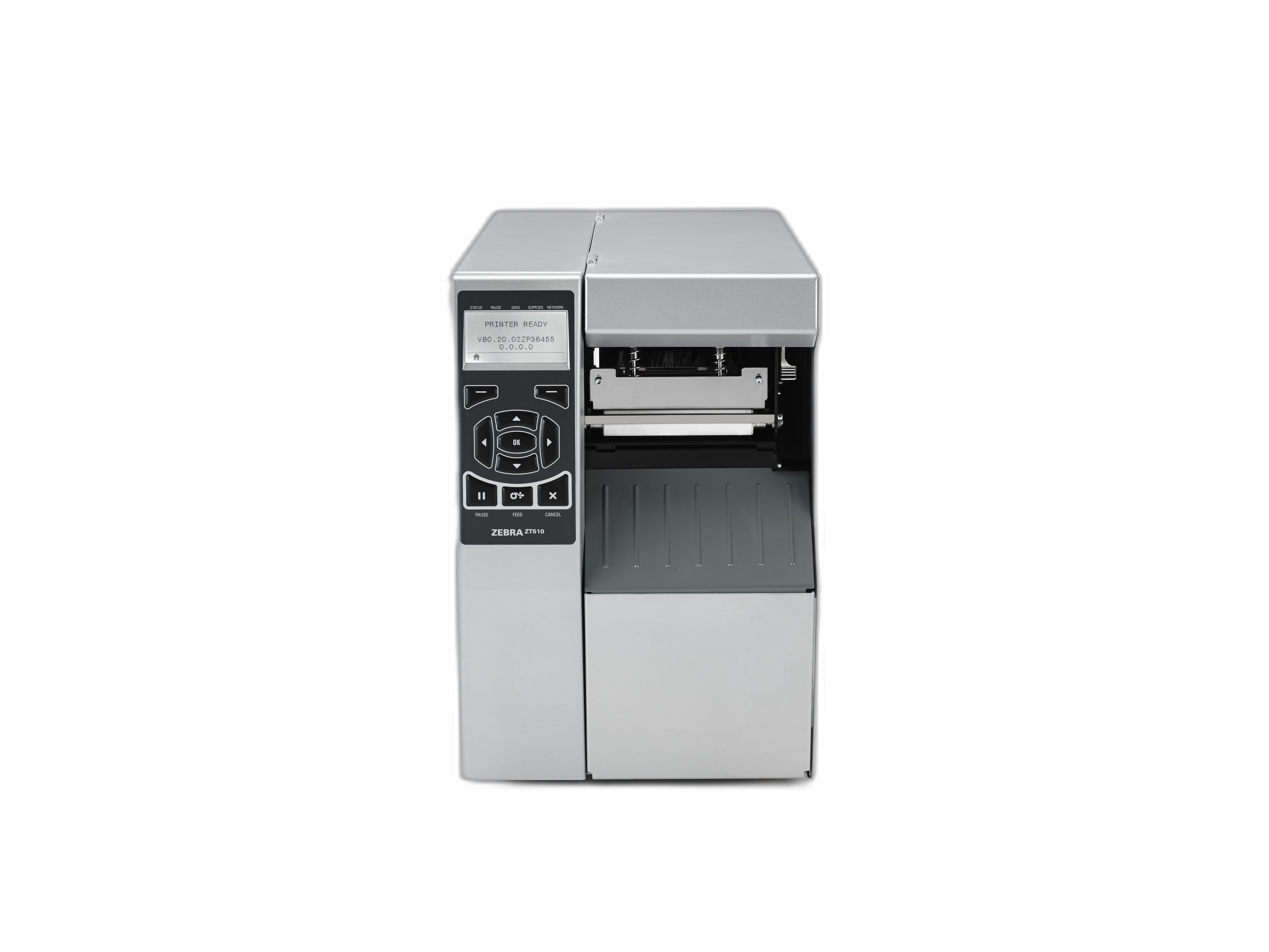 ZT51042-T210000Z - TT Printer ZT510; 4, 203 dpi, US Cord, Serial, USB, Gigabit Ethernet, Bluetooth 4.0, Rewind, Mono, ZPL